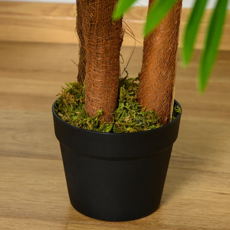 Nancy's Ermida Kunstplant - Kunstboom - Palmboom - Kunstpalm - 120 cm hoog - Afbeelding 8